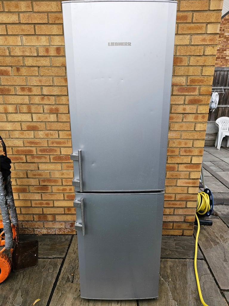 image for Liebhher grey fridge freezer delivery available today