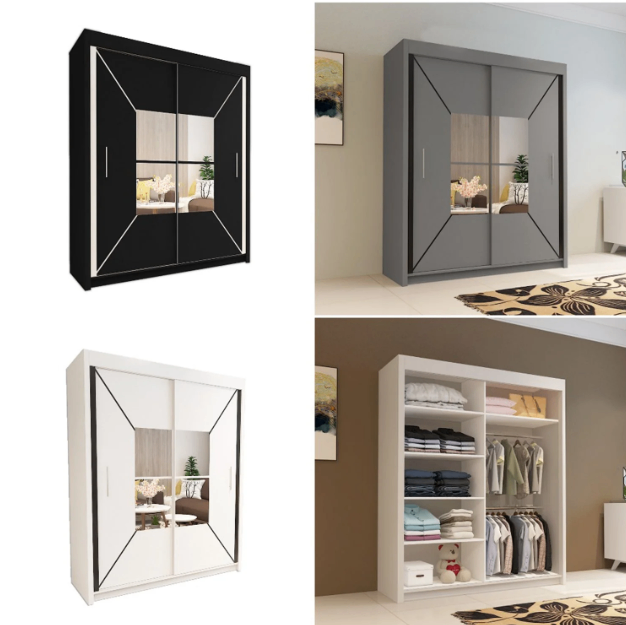 ⭐Mega Sale On 👉 Brilliant Quality 2 & 3 Sliding Door Wardrobe Available With Home Delivery⭐⭐