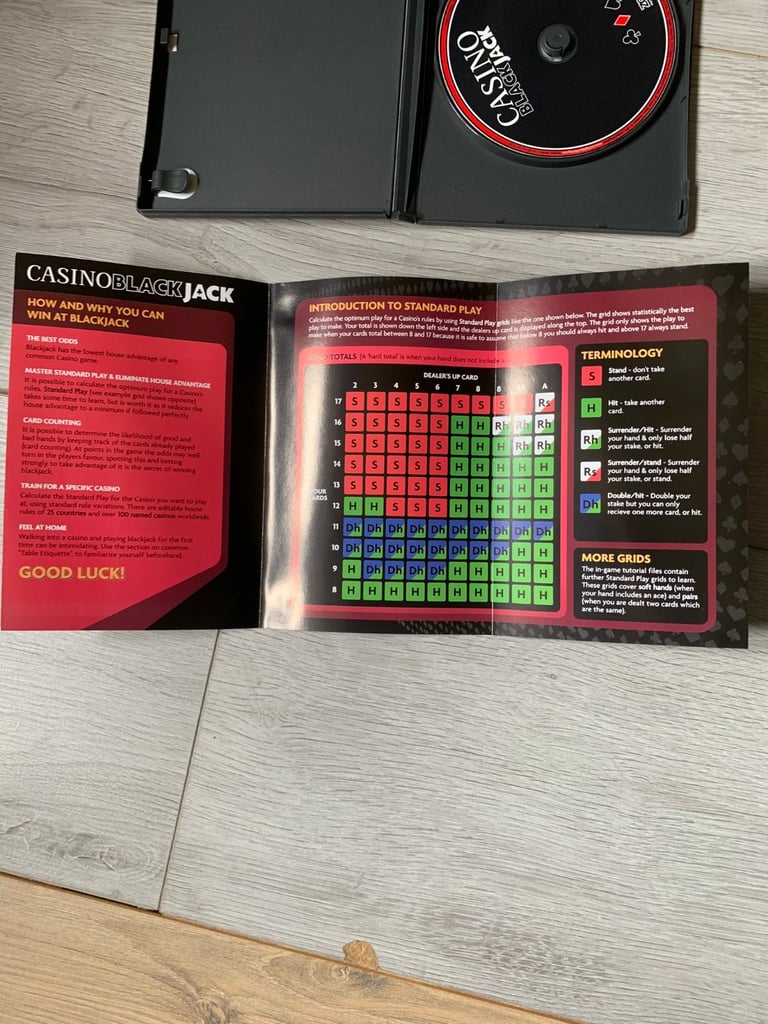 Casino Black Jack PC Game - Windows 95/98/ME/2000/XP Video Games PC (1997)