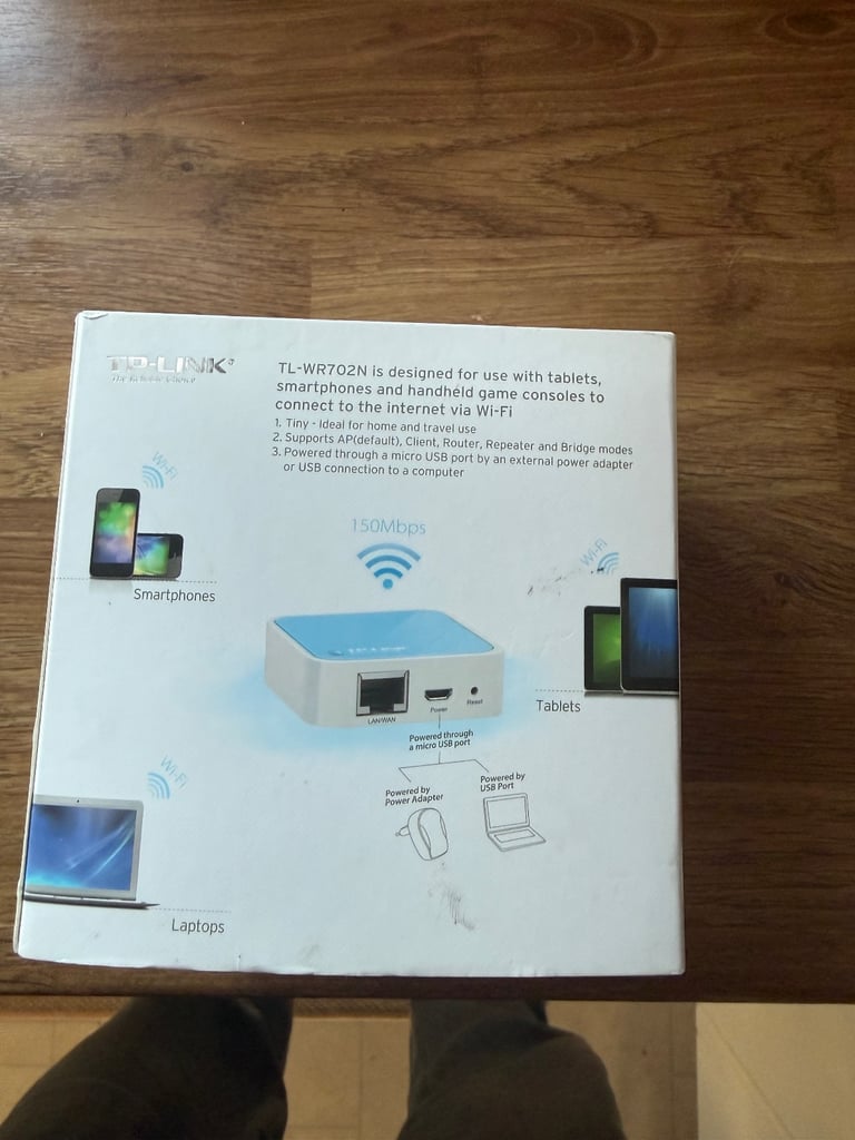 TP-LINK nano router brand new TL-WR702N