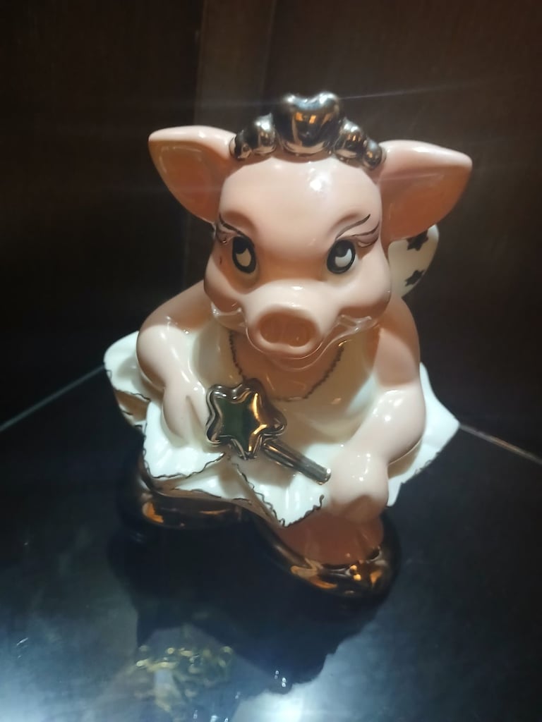 image for Paul cardew very rare silver fairy pig 30/100