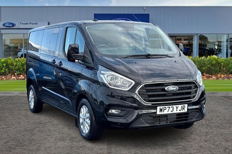 2023 Ford Transit Custom 320 Limited L2 LWB Double Cab In Van FWD 2.0 EcoBlue 130ps Low Roof, CRU...