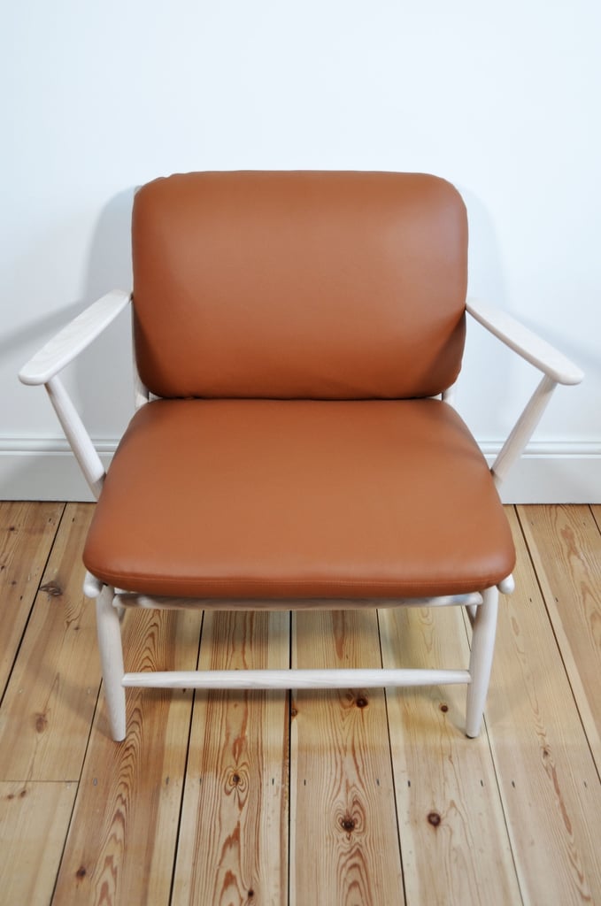 NEW Ercol Von Ash and Leather Armchair - Brand New - FREE LONDON DELIVERY