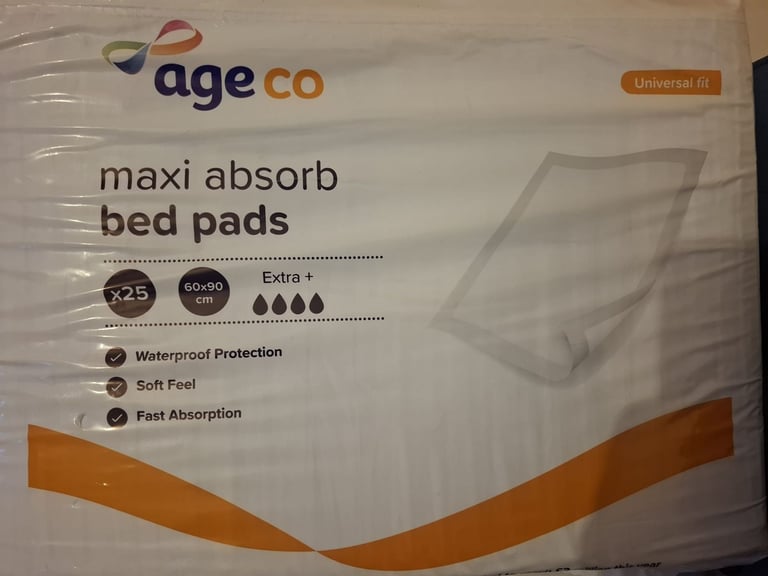 image for AgeCo Maxi Absorb Bed Pads 60x90