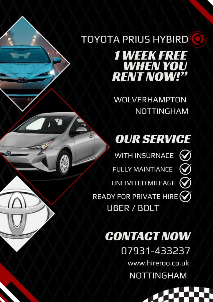 Wolverhampton - Nottingham City - Ashfield Council - Taxi rental - Uber Cars - Cab Hire - Taxi Hire