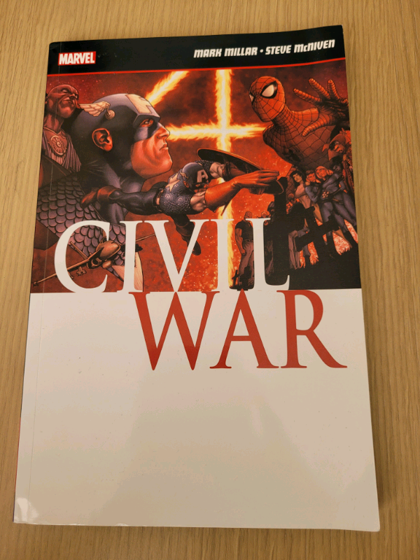 image for Marvel Civil War Comic Book #1-7 - Mark Millar (paperback)