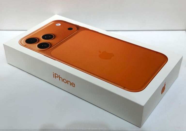 iPhone 17 Pro Max 1TB Orange, Brand New in Sealed Box with 1 Year Apple Warranty. 