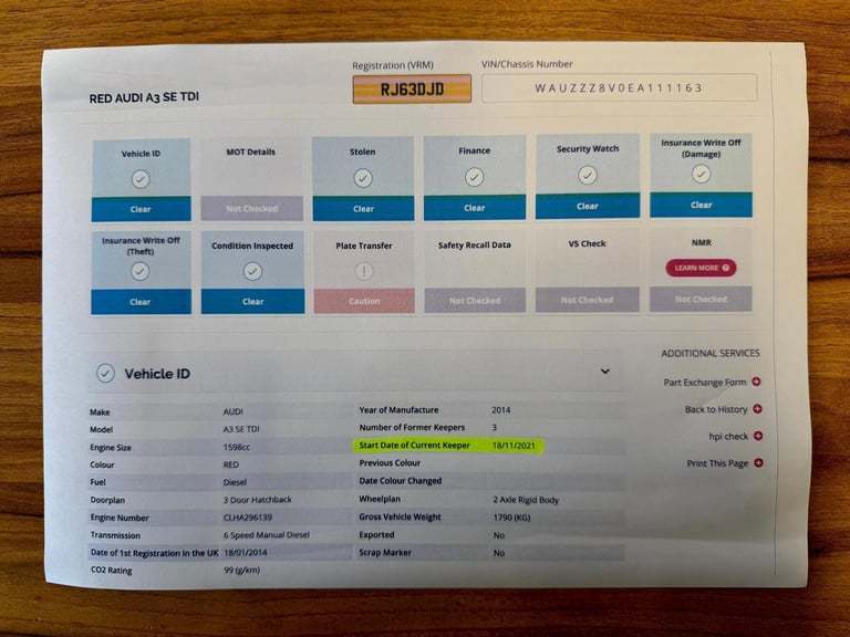 Audi A3 1.6 TDI SE 3dr DIESEL MANUAL 2014/63