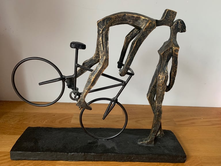 image for Kissing cyclist ornament