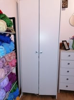 Dismantled White 2 Door Wardrobe *with instructions*