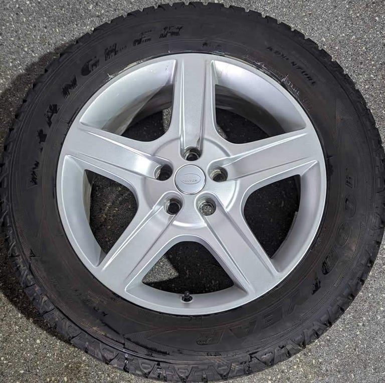 20" GENUINE OEM LAND ROVER DEFENDER 5094 WHEELS & GOODYEAR TYRES