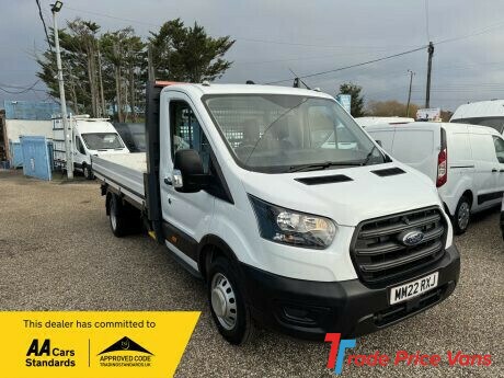 Ford Transit 350 LEADER C/C ECOBLUE L4 DROPSIDE/FLATBED EURO 6 TWIN REAR WHEELS