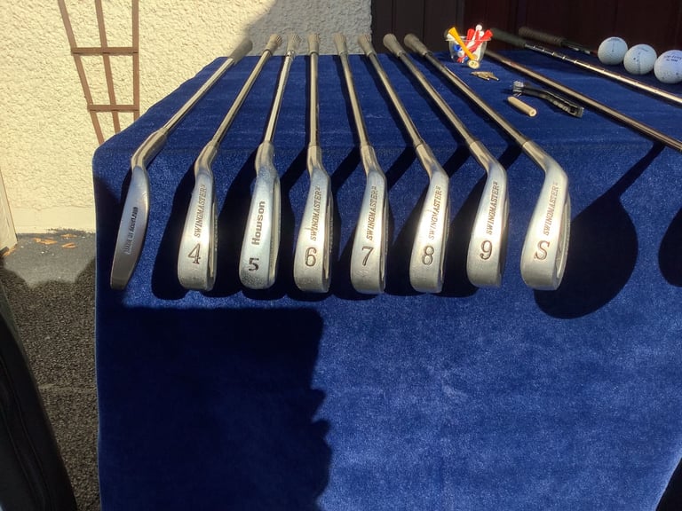 Set of John Letters graphite golf clubs, in a lovely Donnay golf bag. 