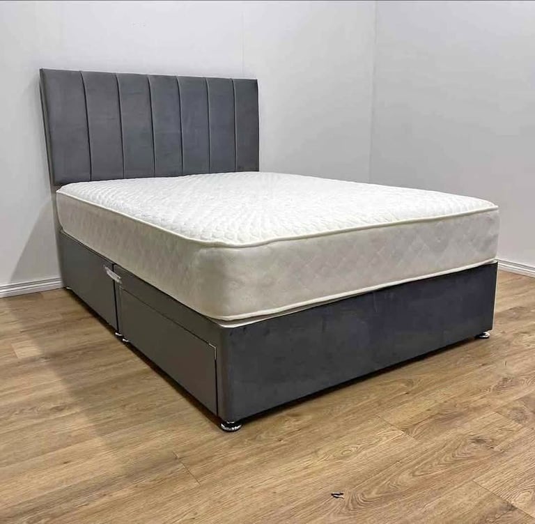 image for DIVAN BED ,SMALL DOUBLE DIVAN BED ,DOUBLE DIVAN BED WITH MATTRESS,FREE DELIVERY(INBOX FOR PRICE **