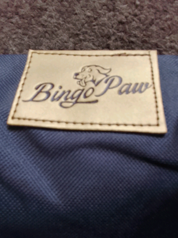 Gray bingo paw cage cover 