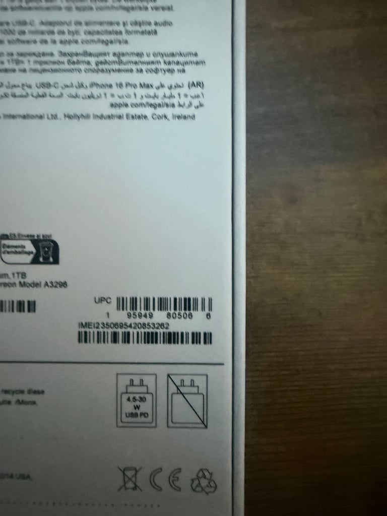 iPhone 16 Pro Max Black 1TB