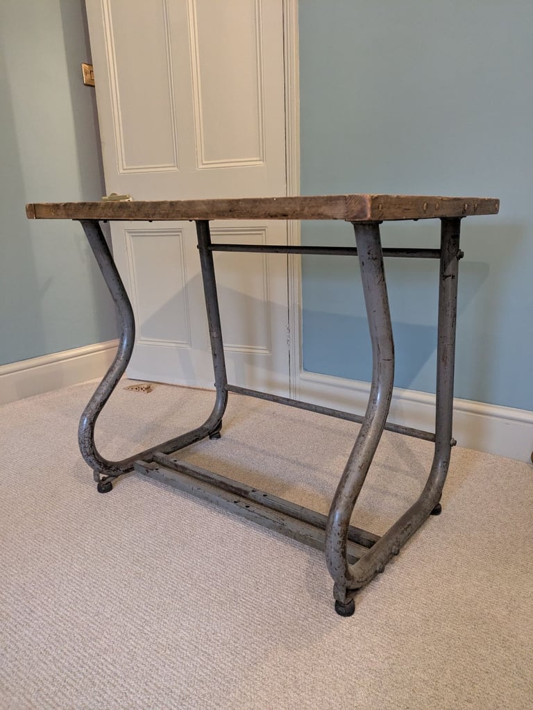 Industrial style solid desk / dressing table