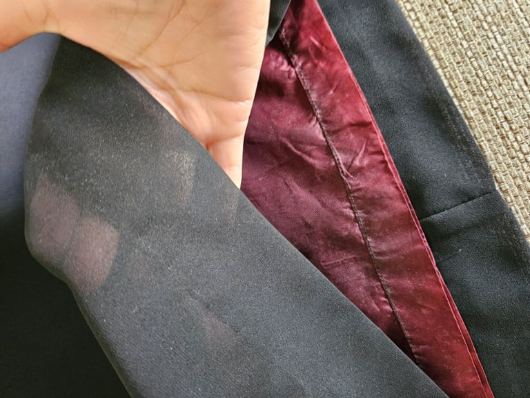 Vintage black dress by global, size 12