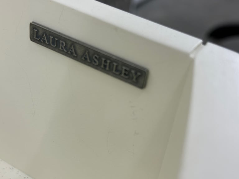Laura Ashley Broughton pair of bedside tables white 
