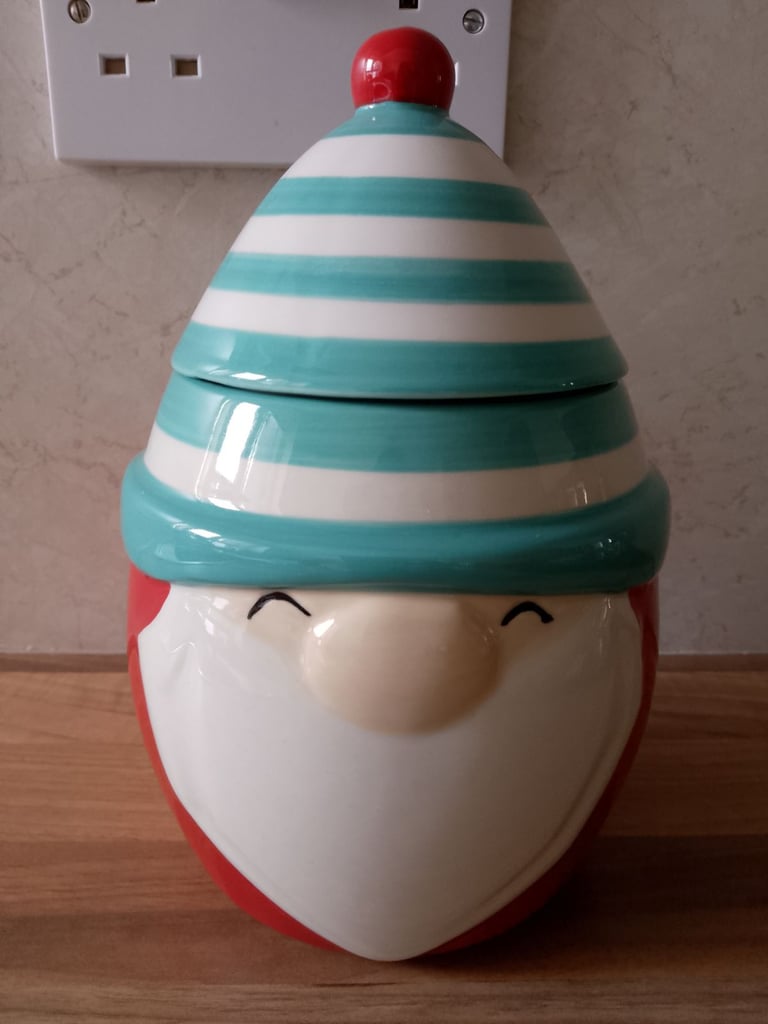 image for New ceramic Santa cookie jar
