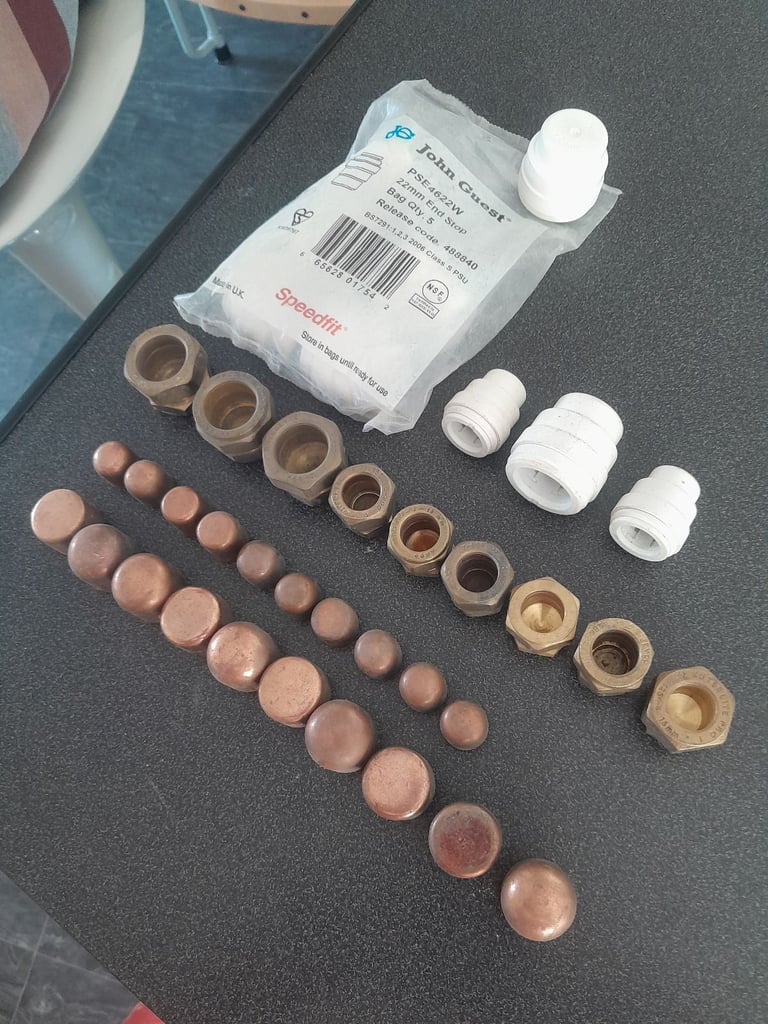 Plastic SPEEDFIT Plastic Push Fit/Kuterlite/Copper End Feed Stop Ends(CAPS)