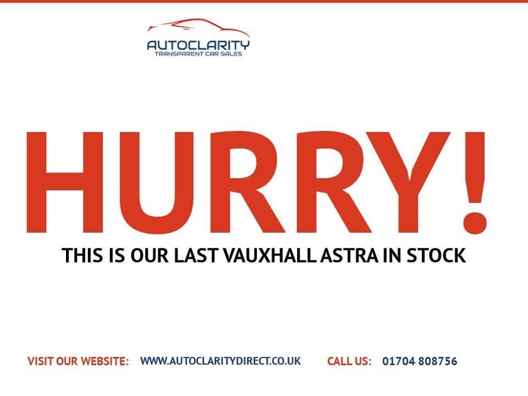 2018 Vauxhall Astra 1.0i Turbo ecoTEC SRi Nav Hatchback 5dr Petrol Manual Euro 6 (s/s) (105 ps) H...