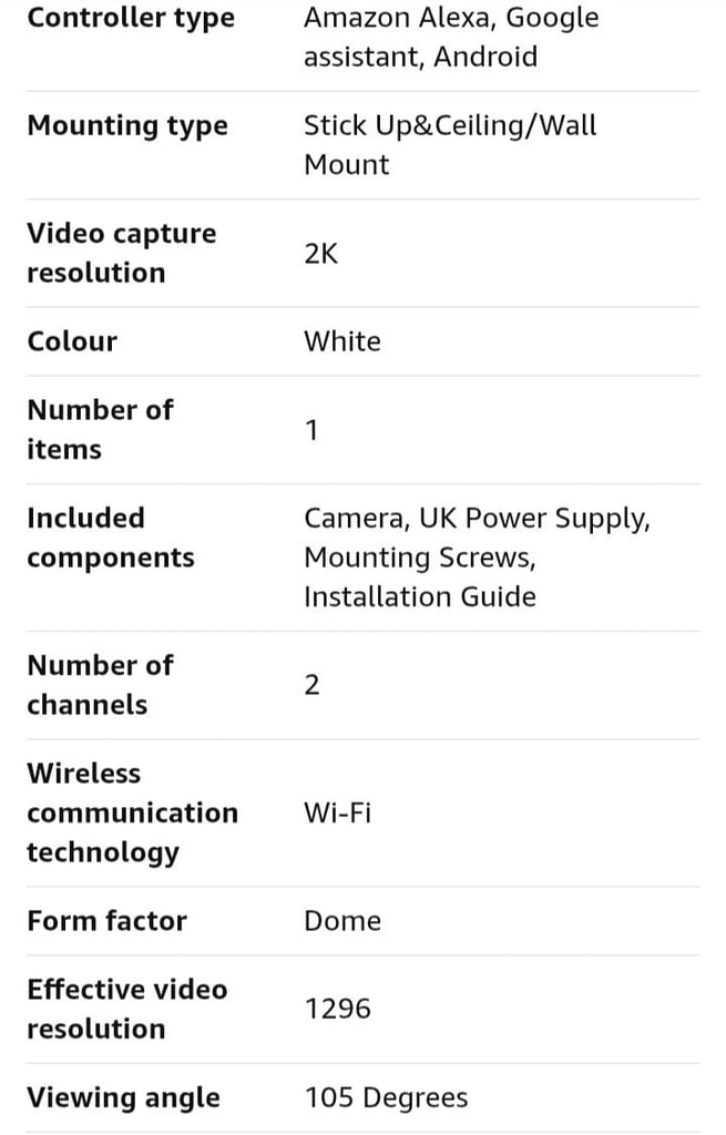 Security Indoor Pet Camera WiFi CCTV Security Baby Monitor,  Alert Night Vision SD Storage 