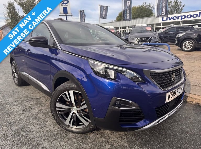 2018 Peugeot 3008 1.5 BlueHDi GT Line SUV 5dr Diesel Manual Euro 6 (s/s) (130 ps) HATCHBACK Diese...