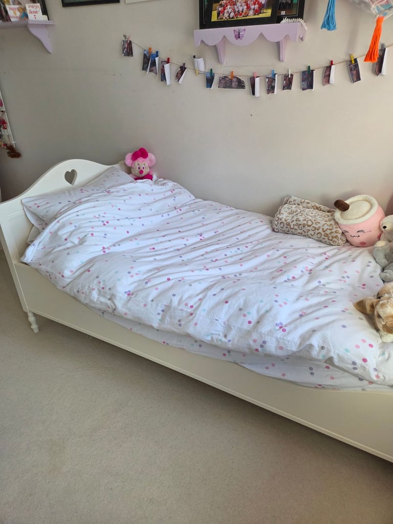 John Lewis single bed with mattress 