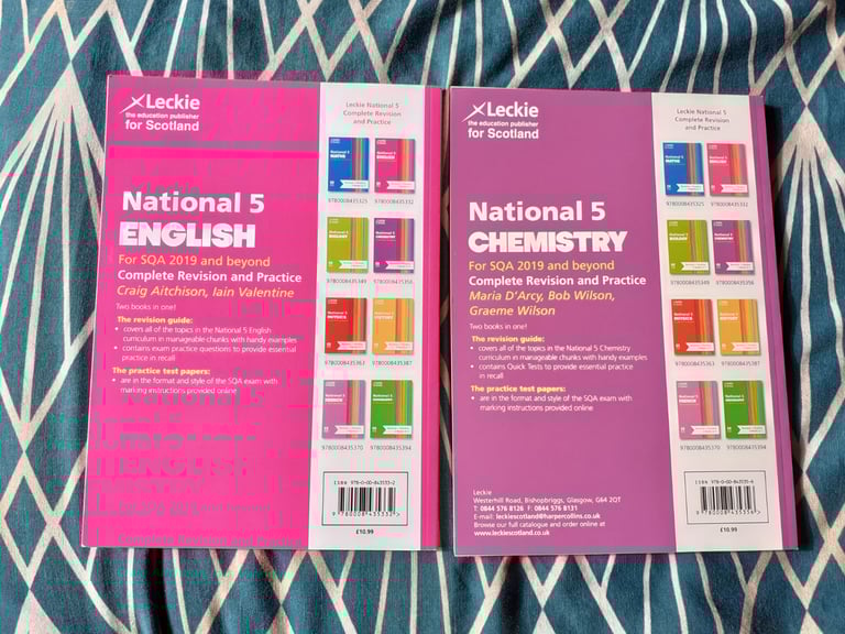 image for National 5 English and Chemistry 