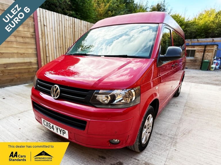 2015 Volkswagen Transporter LWB M/R 5 Seat Auto Wheelchair Accessible Disabled Access Vehicle WAV...