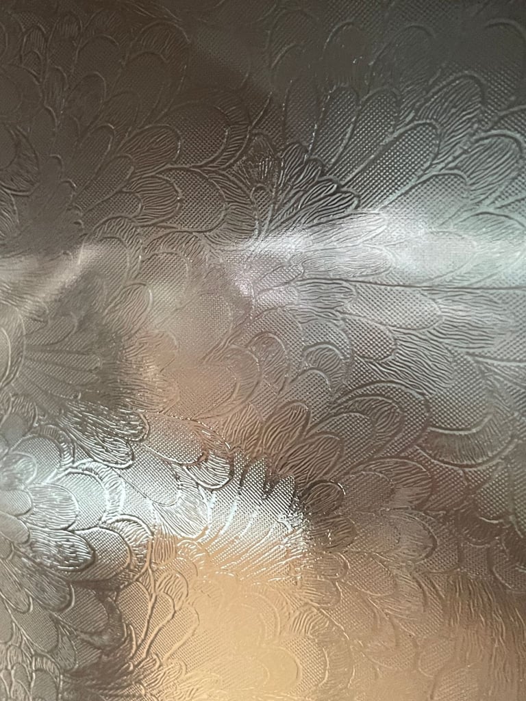 H 117.5 x W 60 cm - BEAUTIFUL MODERN INSULATED ALUMINUM WINDOW - OBSCURE GLASS BATHROOM (REF: SJ420)