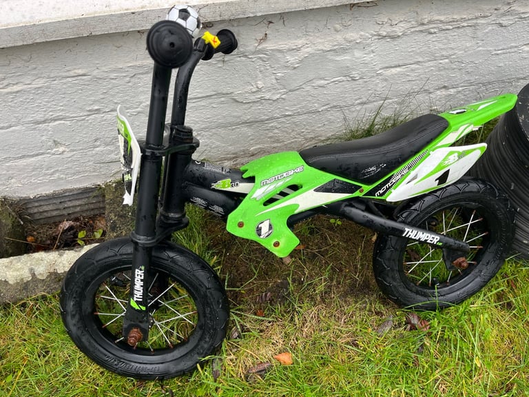 image for Kids motorbike balance bike 12”