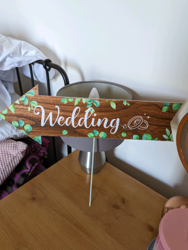 image for Directional wedding signs 