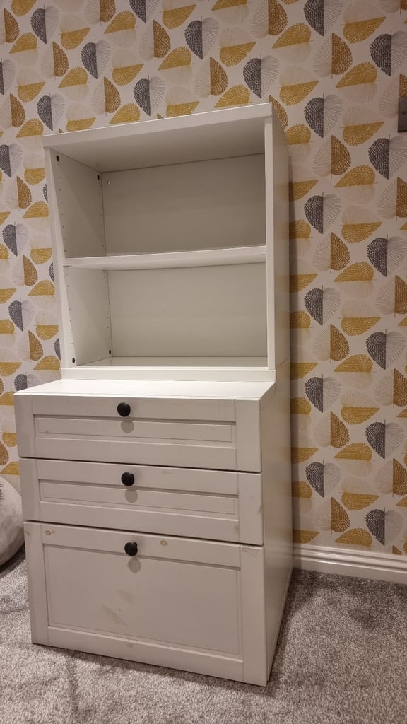 Ikea Kids Chest of Drawers with Bookshelves 