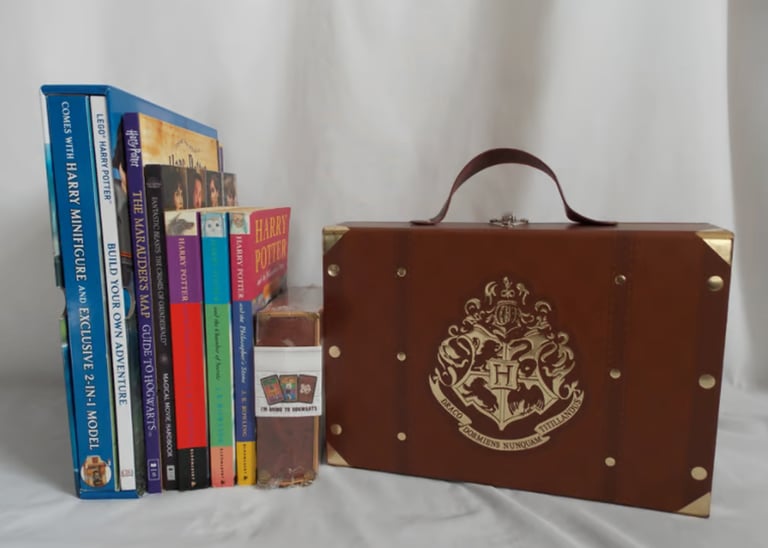 Harry Potter Bundle Lego Books Suitcase Card Game some items are new