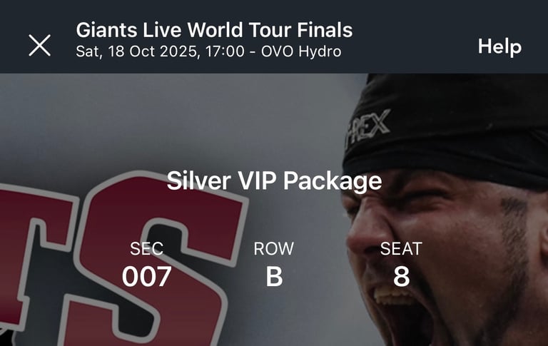 STRONGMAN VIP TICKETS 