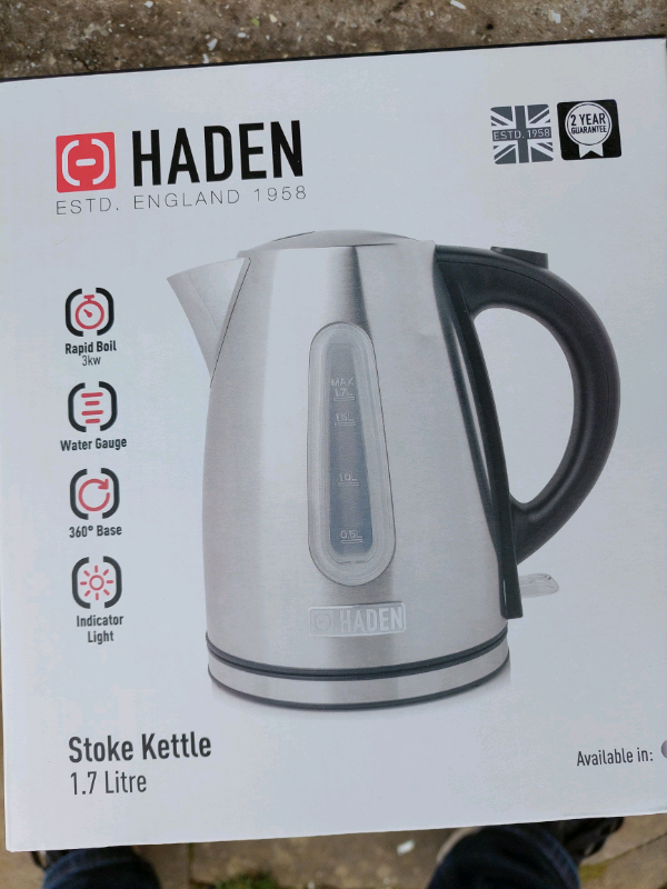 Haden kettle brand new boxed chrome | in Sheffield, South Yorkshire |  Gumtree
