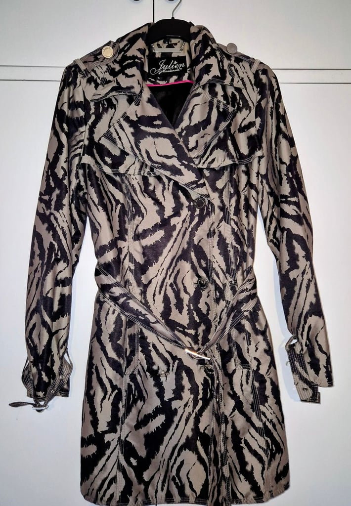 image for Julien Mcdonald Leopardprint Trench Coat