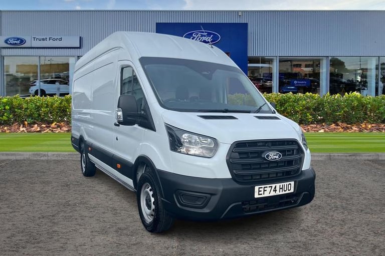 2024 Ford Transit 350 Leader L4 H3 ELWB High Roof RWD 2.0 EcoBlue 130ps, PLY LINED, STEEL SPA Pan...