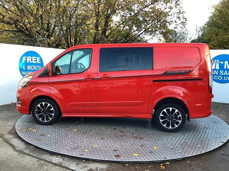 2020 Ford Transit Custom 320 EcoBlue Sport SWB L/R C/C A/C Euro 6 *NO VAT* Combi Van Diesel Autom...