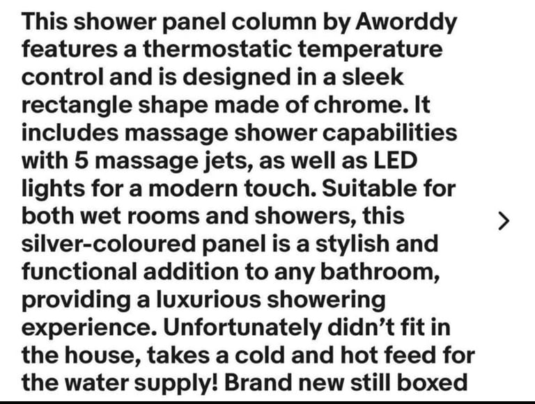 LED shower