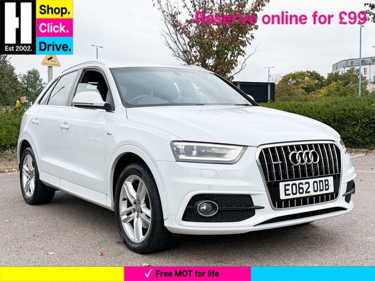 2012 Audi Q3 2.0 TFSI S line SUV 5dr Petrol Manual quattro Euro 5 (s/s) (170 ps) ESTATE Petrol Ma...