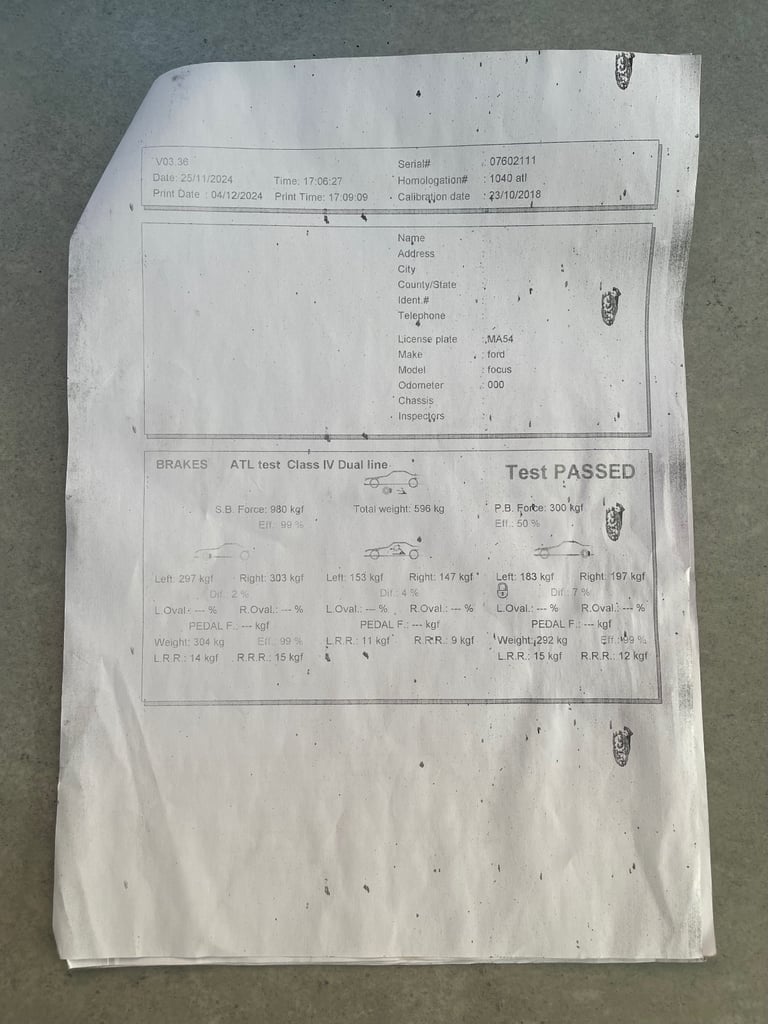 54 Plate Ford Focus Automatic 1.6 Zetec