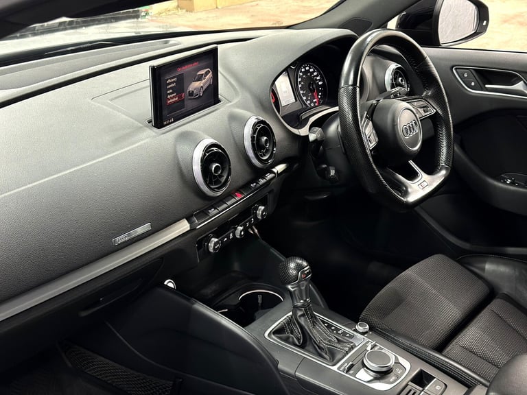2017 Audi A3 1.4 TFSI Black Edition 5dr S Tronic HATCHBACK Petrol Automatic