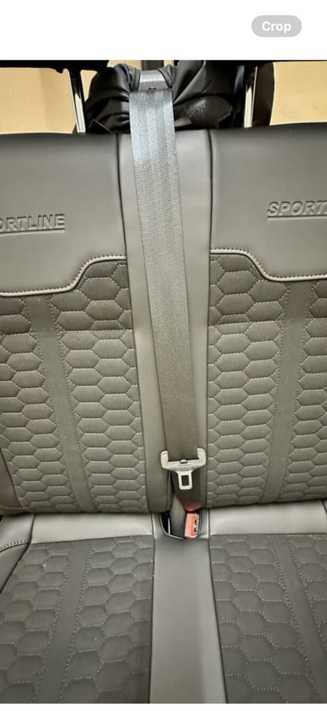 Genuine VW Transporter T6.1 Sportlline Double Bench Seat