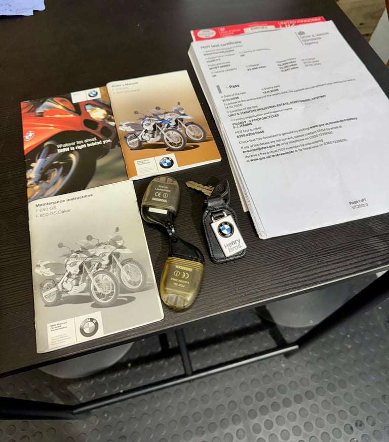 BMW F 650 Gs Dakar / 2005 model / covered 23.3k miles 