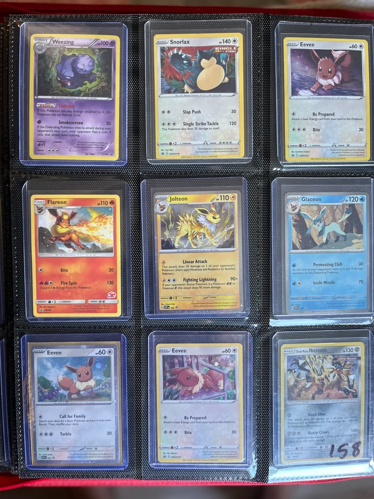 Pokemon TCG Cards Binder Collection - NM condition