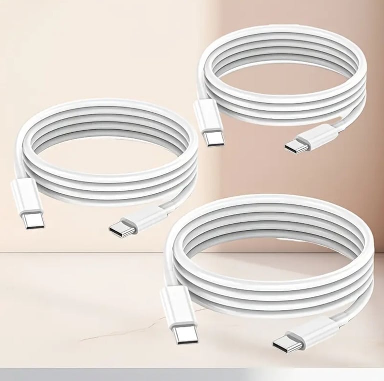 5-Pack USB C to USB C Fast Charging Cable 