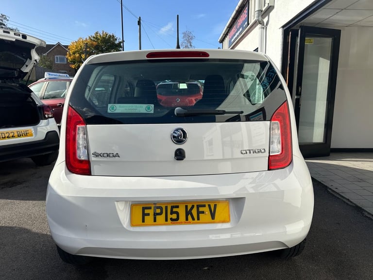 SKODA CITIGO 1.0 MPI SE White Manual Petrol 2015